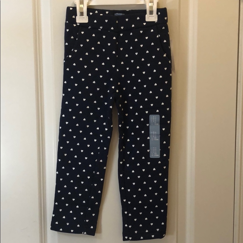 Navy heart sweats girls 4